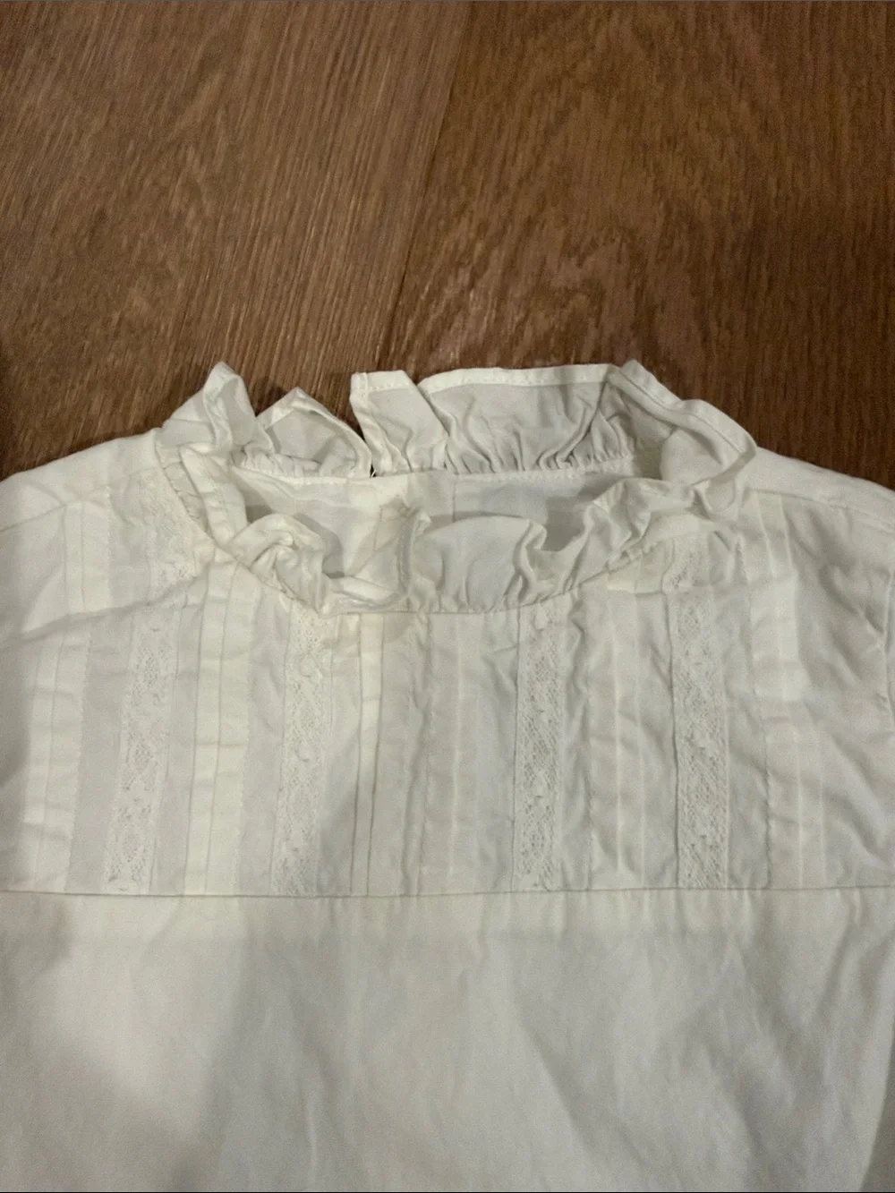 Janie and Jack Lace Pleated Blouse - 4
